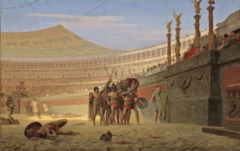 Ave Caesar Morituri te Salutant (Gerome).jpg