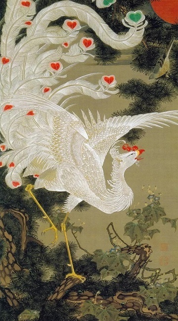 伊藤若冲 動植綵絵「老松白鳳図」.jpg