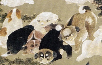 伊藤若冲「百犬図」部分.jpg
