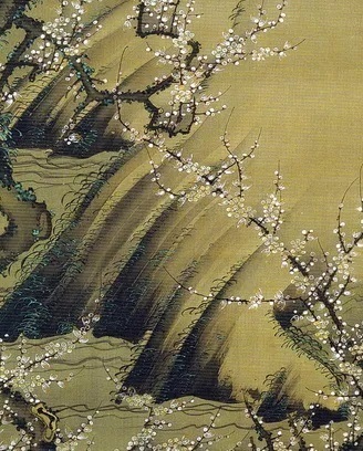 動植綵絵「梅花小禽図」岸の部分.jpg