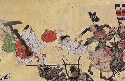 大坂夏の陣図屏風・左隻・部分図２.jpg