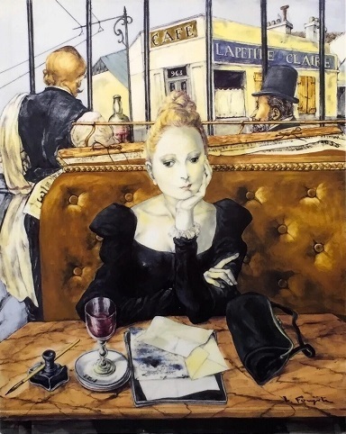 藤田嗣治「カフェにて」第４作.jpg