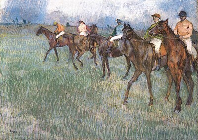 Jockeys in the Rain.jpg